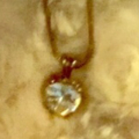 ❤️Costume Heart silver tone Necklace - Picture 2 of 2